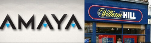 Image of Amaya logo and William Hill