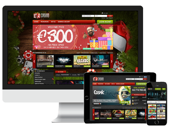 Image of BetAt Casino on Multiplatform interfaces