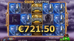 Cash Stampede Online Slot In game