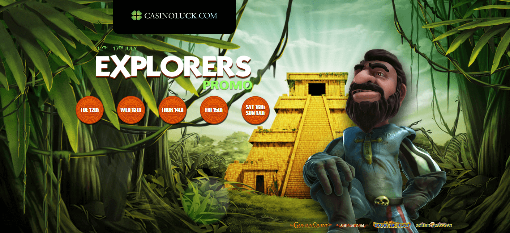 Image of CasinoLuck Explorer's Promotion