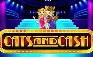Cats and Cash online slot logo
