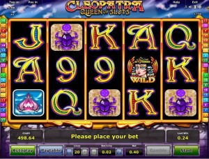 Cleopatra Queen of Slots Online Slot ingame