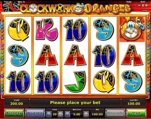 Clockwork Oranges Online Slot ingame