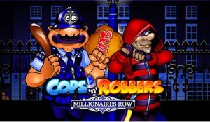 Cops N Robbers Millionaires Row Online Slot Logo