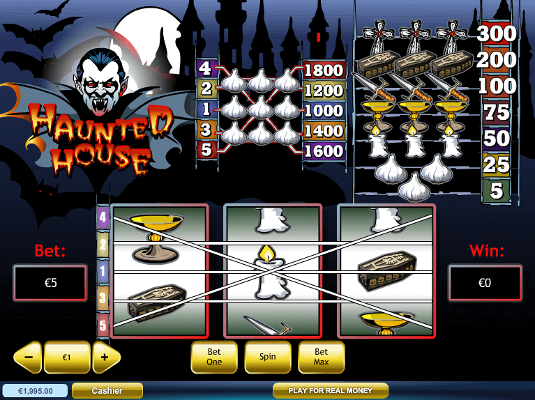 Image of Haunted House Online Slot in play