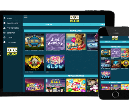 Reel Island Casino Welcomes Their New and Improved Mobile Casino Site