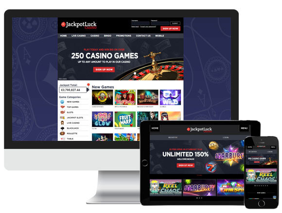 Image of Jackpot Luck Casino Multiplatform