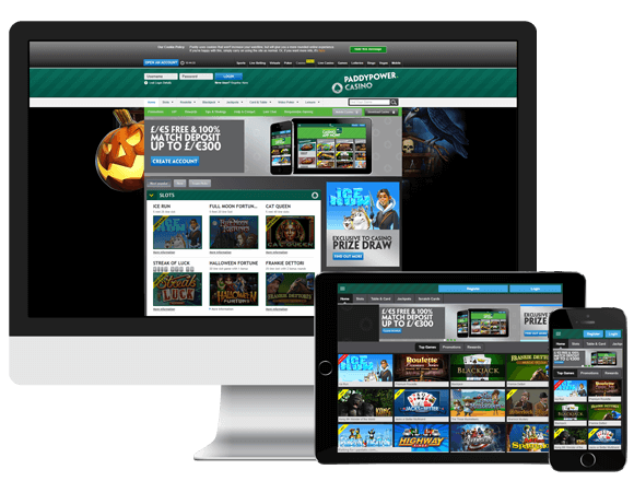 An image of Paddy Power Casino Multiple Platforms