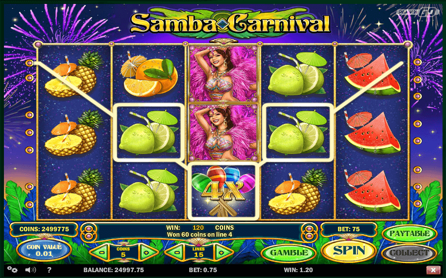 Image of Samba Carnival Online Slot 