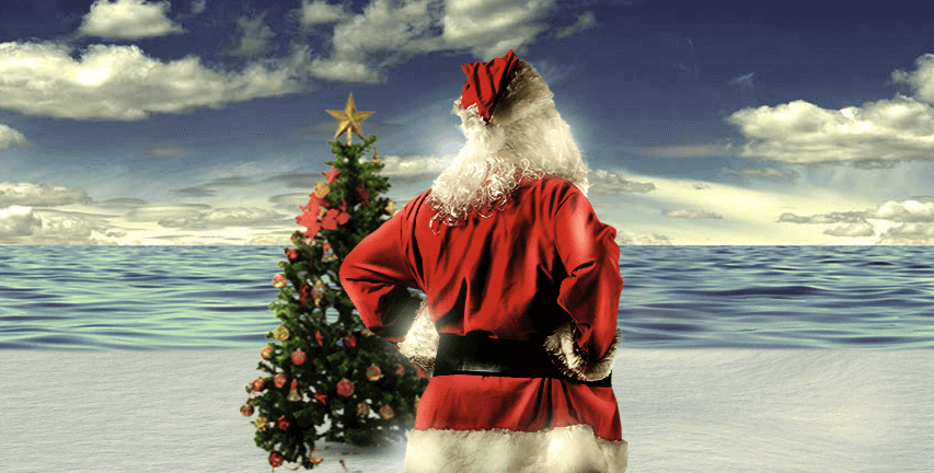 Image of Santa at the Sea