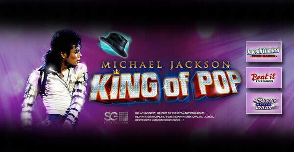 Image of King of Pop Slot logo