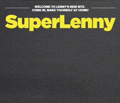 Image of SuperLenny new site