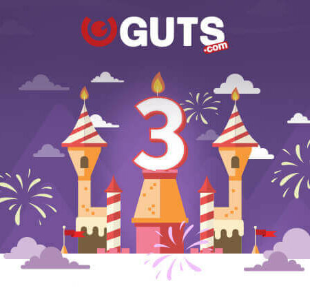 Guts Casino Turns Three Years Old