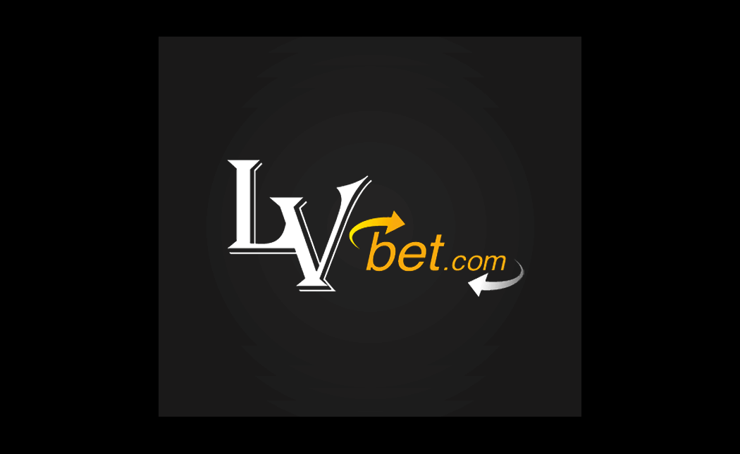 Logo kasino LVBet dengan latar belakang hitam