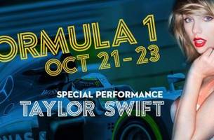 Taylor Swift To Perform At US Grand Prix